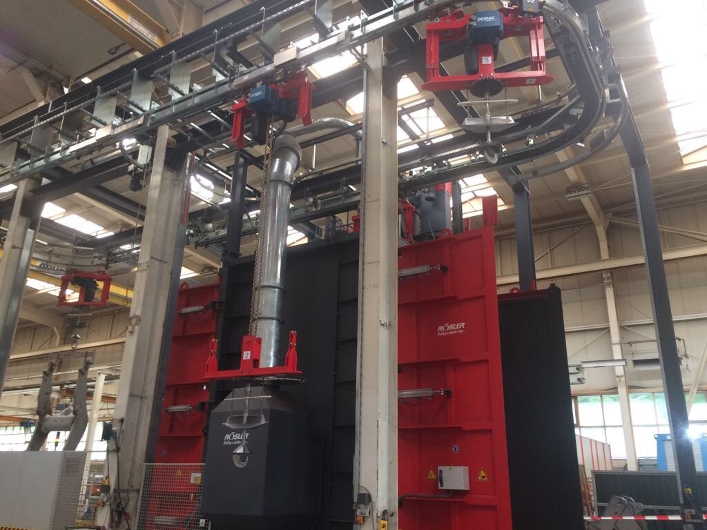 Power & Free PF150 Strahlkabine