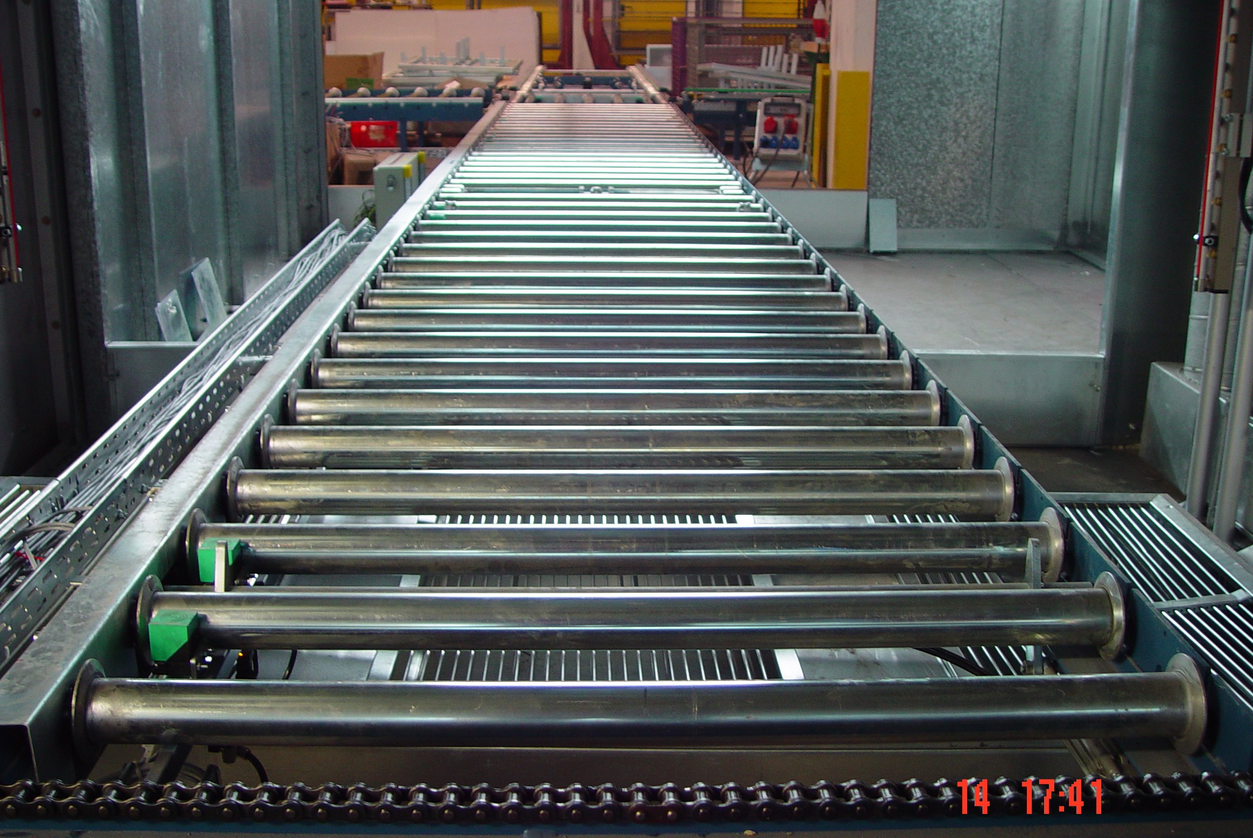 Bodenförderer Rollenförderer