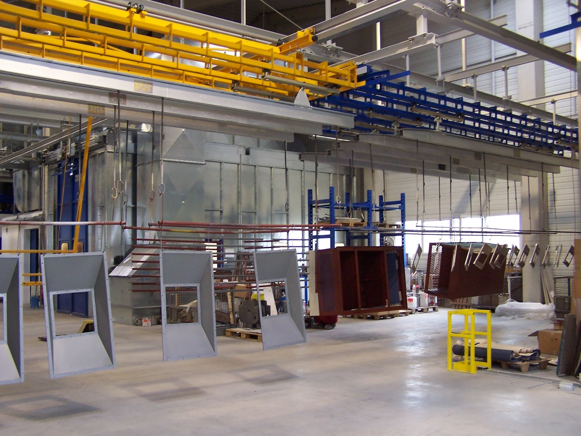 Verschiebebrücke F70 Werkstücke