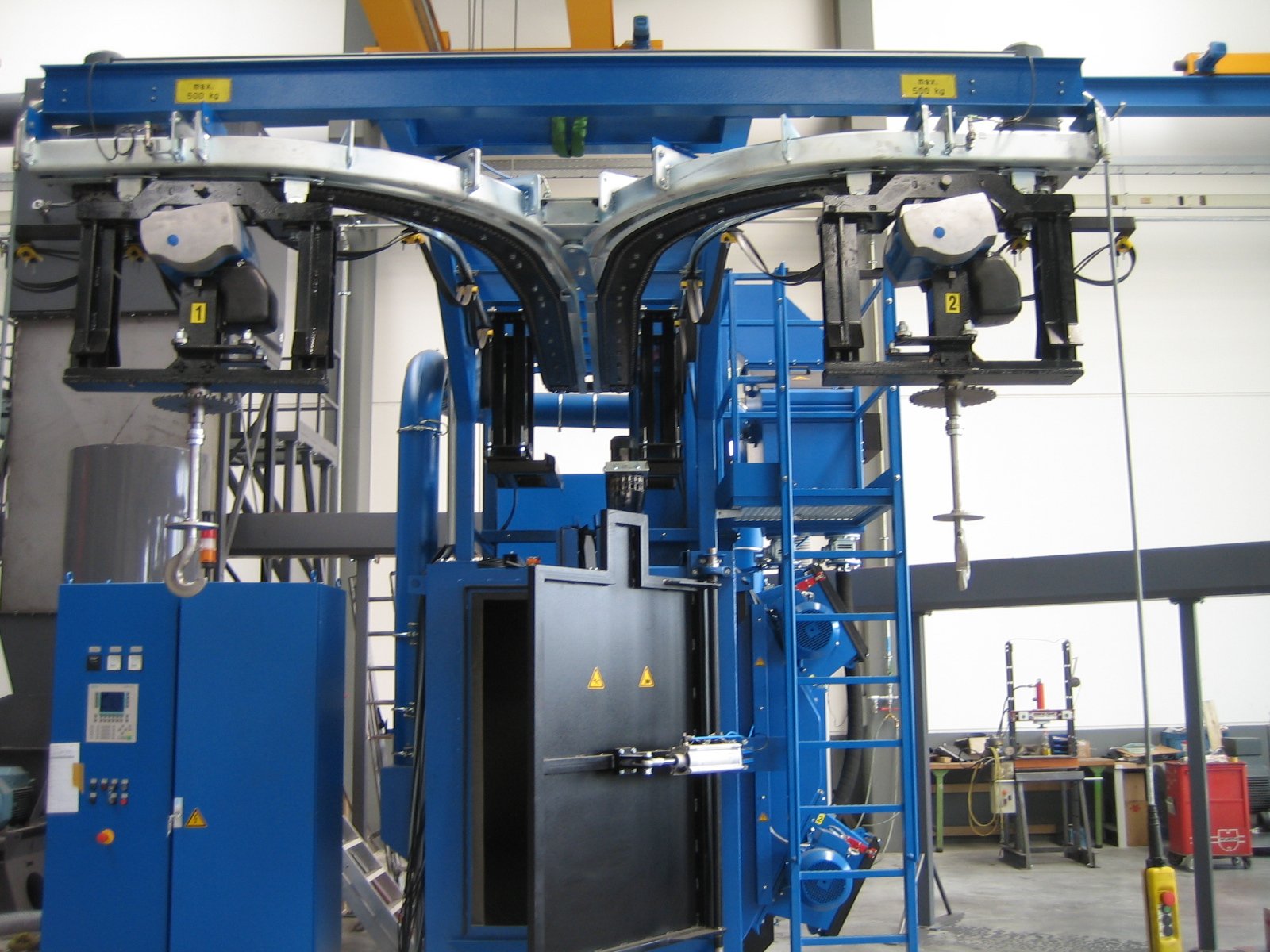 Y-Anlage F70 Strahlkabine