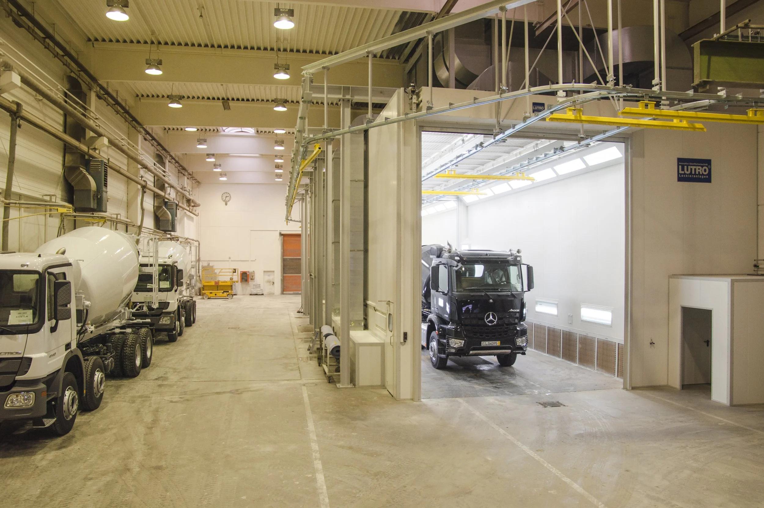 Handhängebahn H100 Lackierkabine