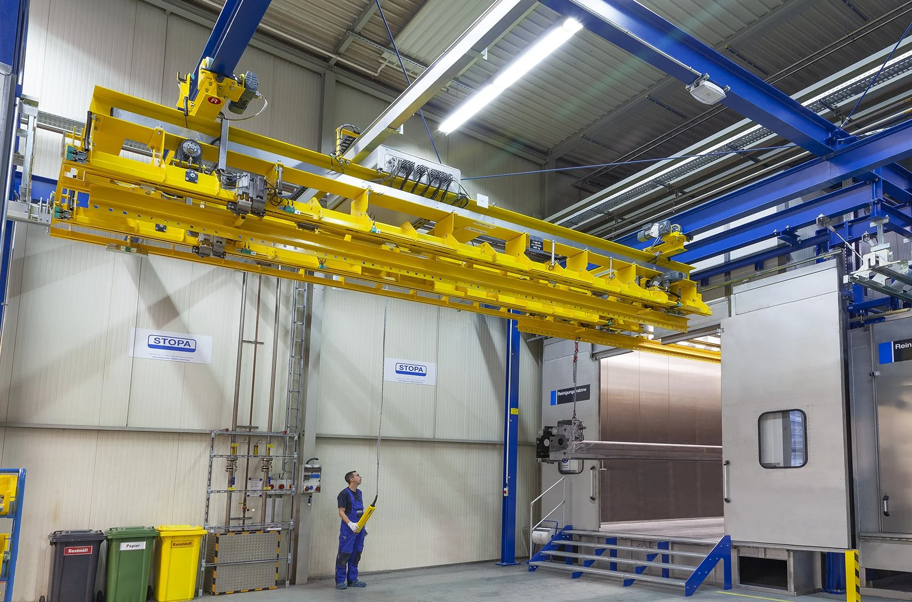 Verschiebebrücke H150 Hubsenkstation