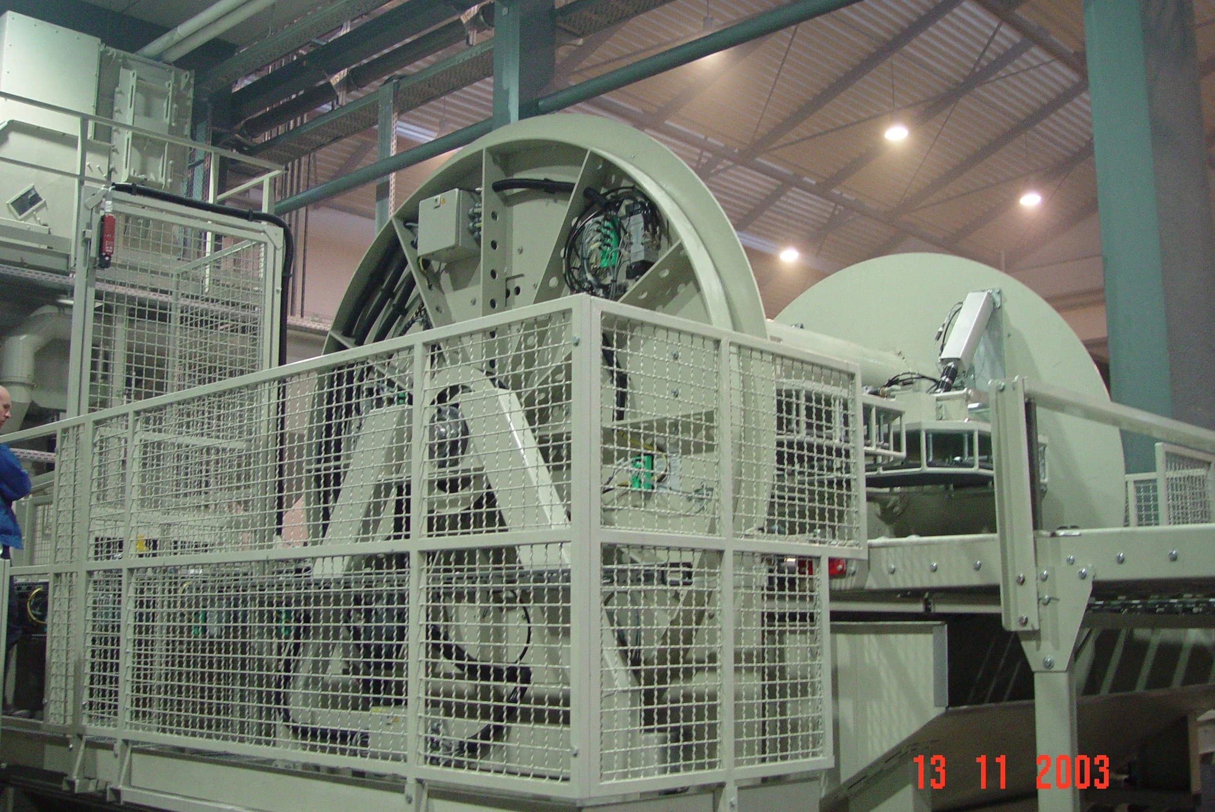 Strahlmittelauskippstation