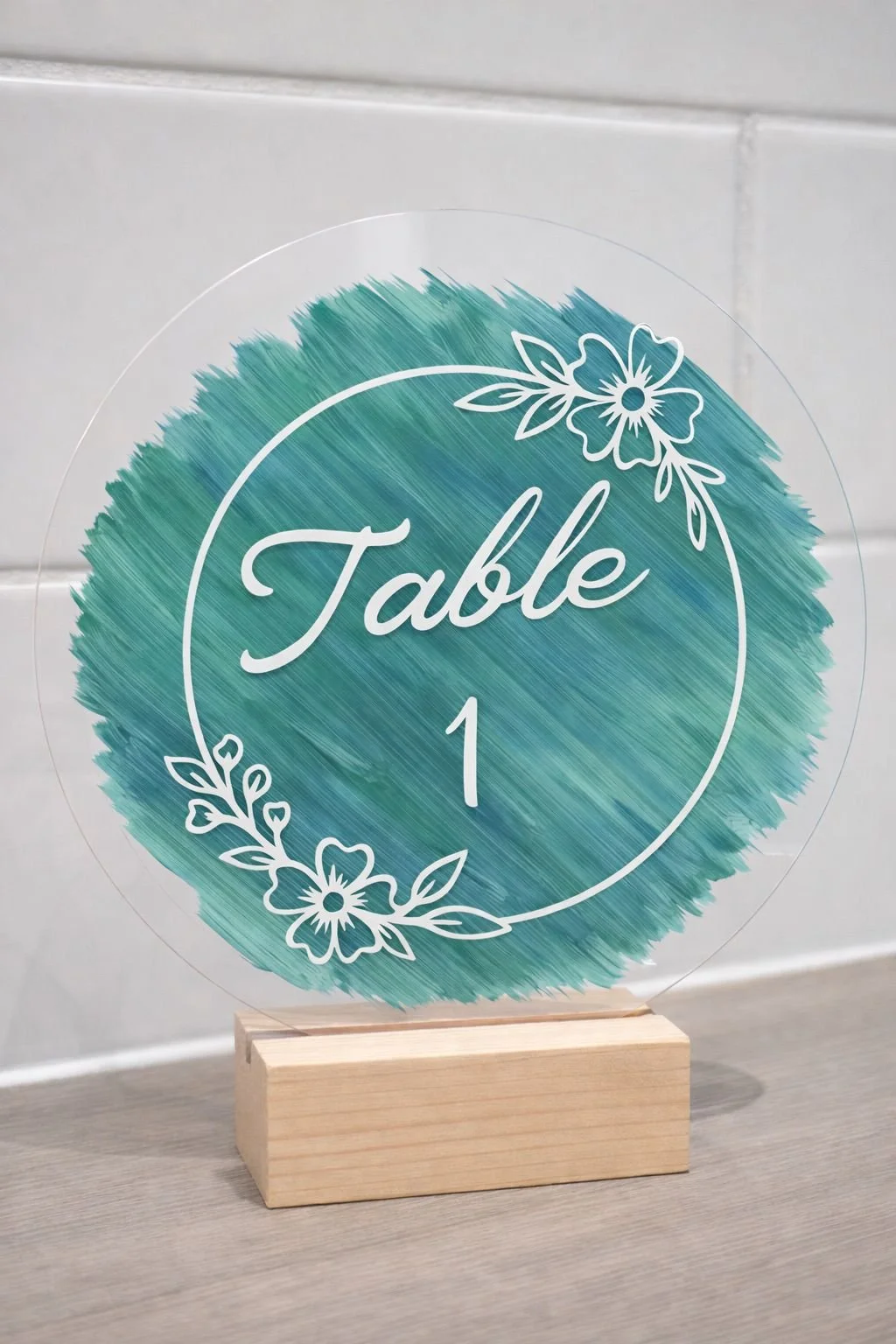 Acrylic Table Numbers