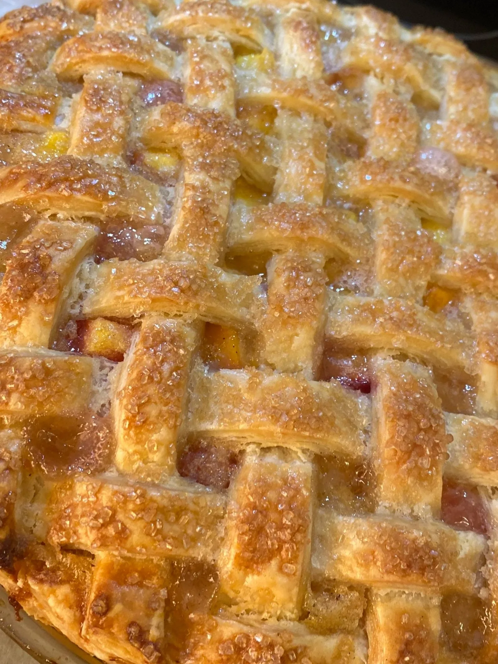 caramel apple pie