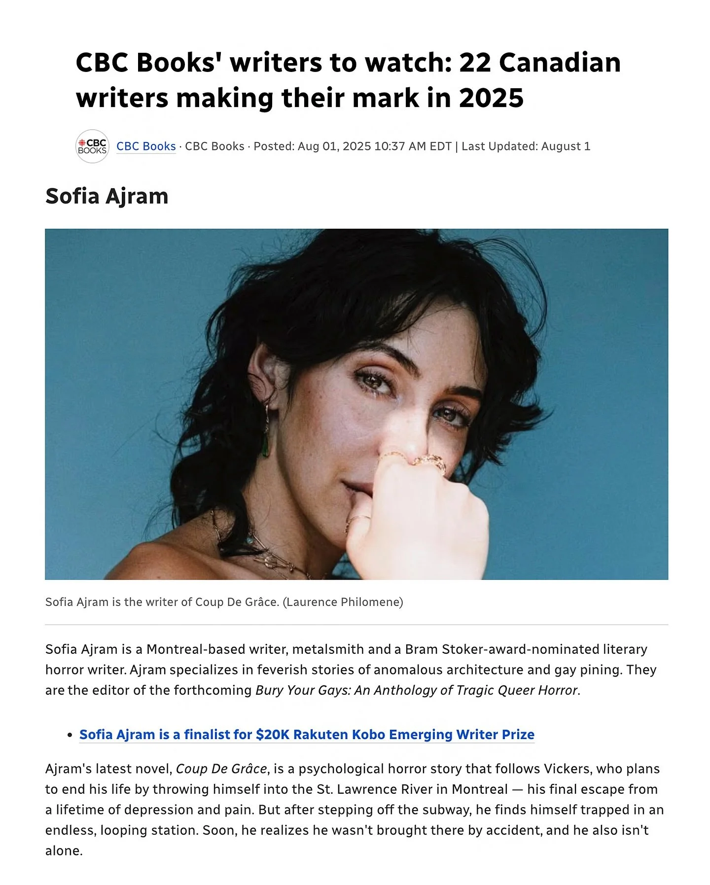 Grinning quite proudly (and joyfully!) at TWO @cbcbooks recent mentions! A feature that thrilled my parents but not as much as meeee!

(Thank you Talia &amp; Bridget!!)