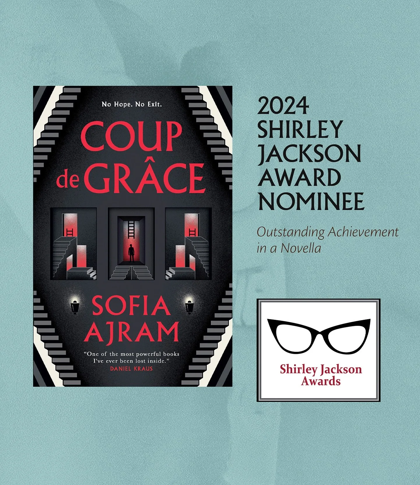 One of my writing dreams has come true. Coup de Gr&acirc;ce and Bury Your Gays: An Anthology of Tragic Queer Horror are nominated for 2024 @shirleyjacksonawards 🥹

I first read The Haunting of Hill House when I was 27, a richly complex blessing of a