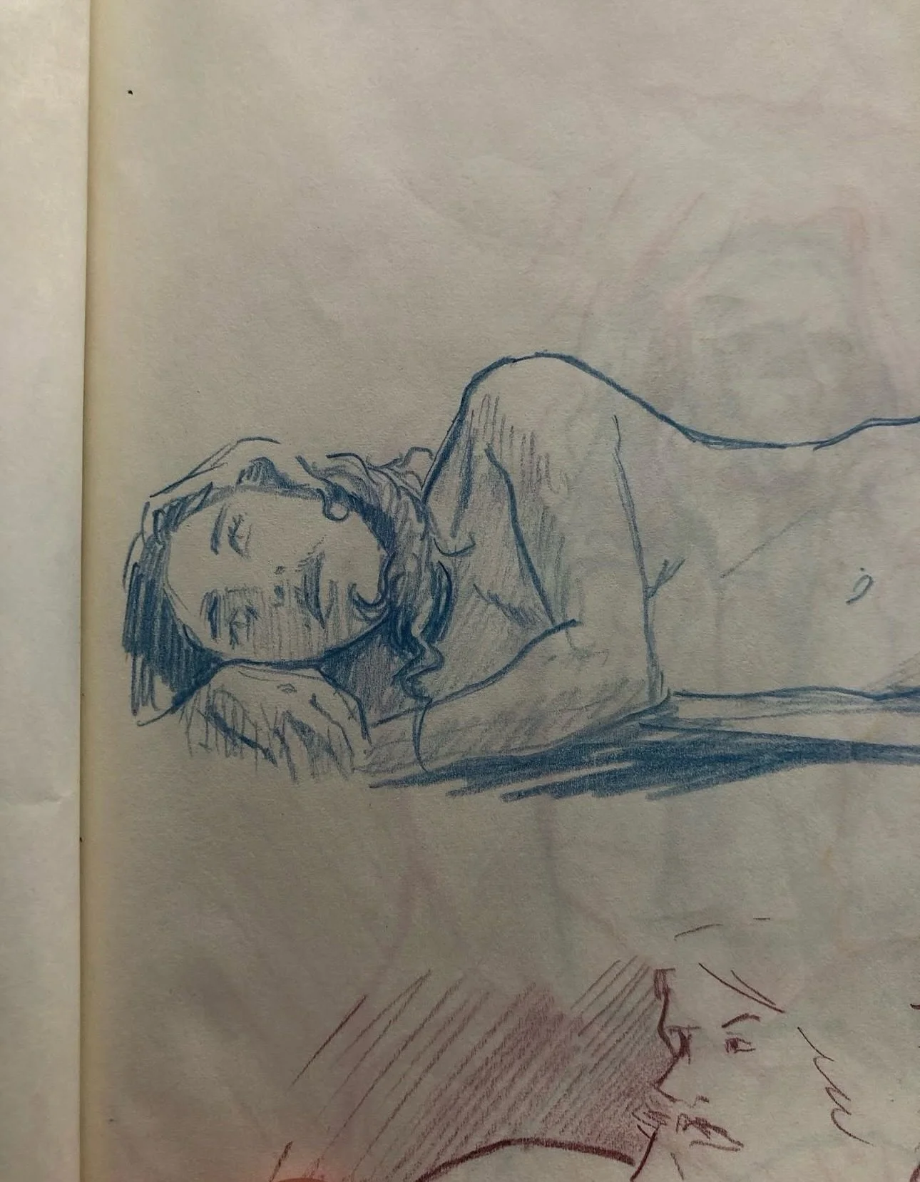 Some of the stunning portraits that came from Len &amp; I modelling at @queerbodiesmontreal last week. I&rsquo;m obsessed and wish I could&rsquo;ve seen them all. Drawing and portraiture have been such a happy discovery this year!