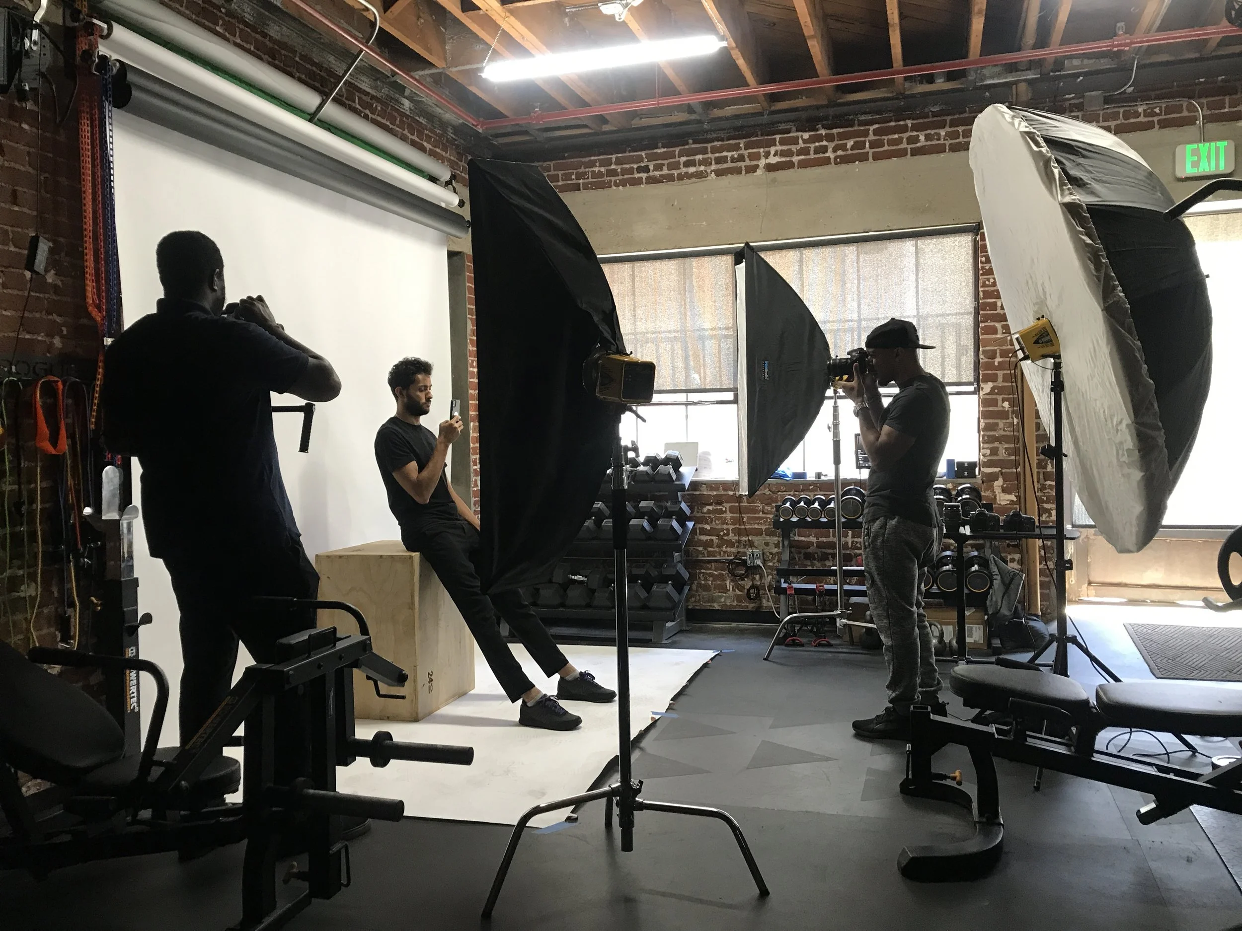 fitness photoshoot studio