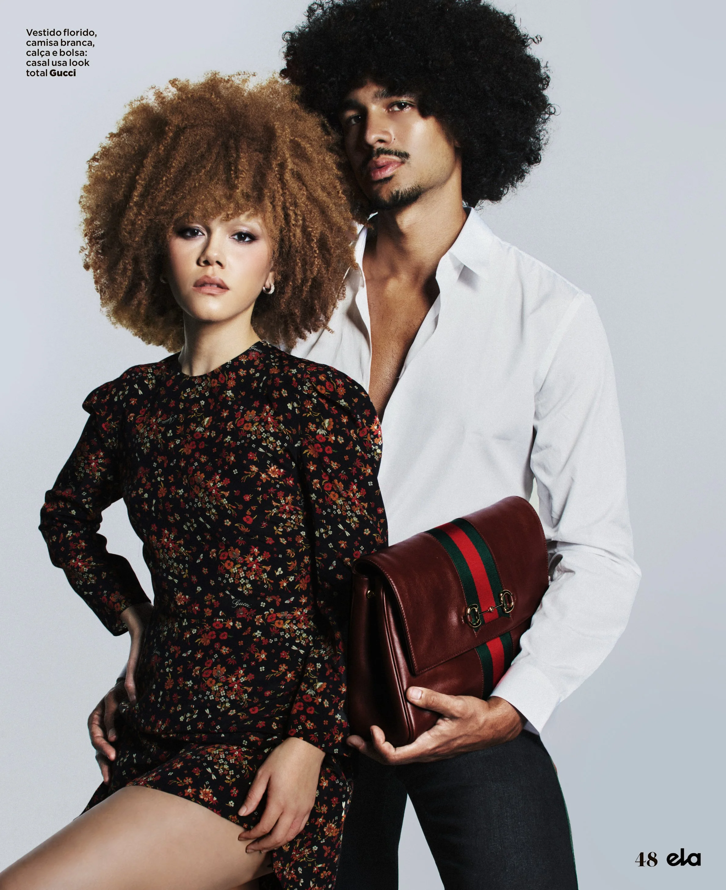 ELA MAGAZINE - CECÍLIA & LUCAS IN GUCCI 