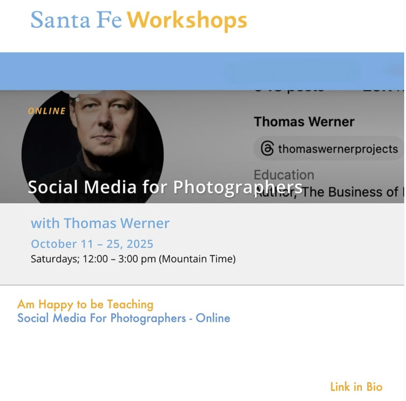 Social Media Santa Fe Workshop