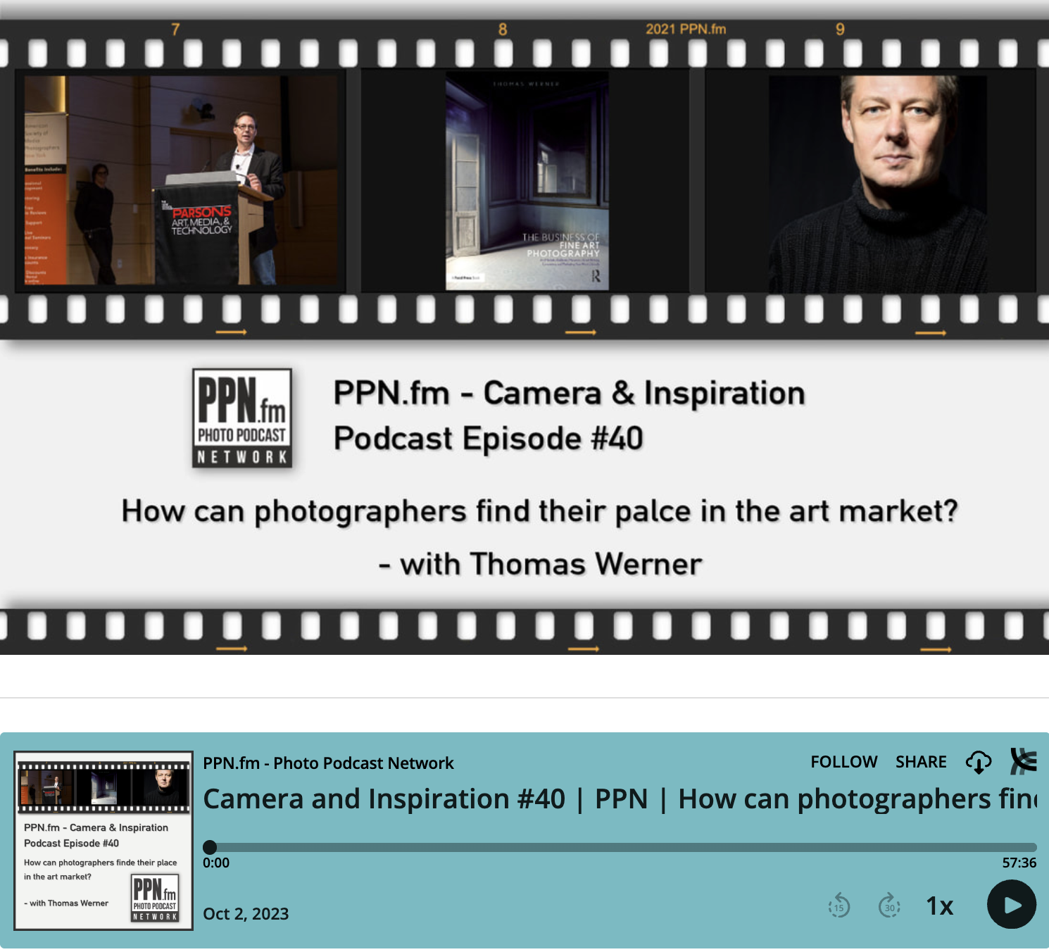 Thomas Werner on helping photographers find their place in the art market.