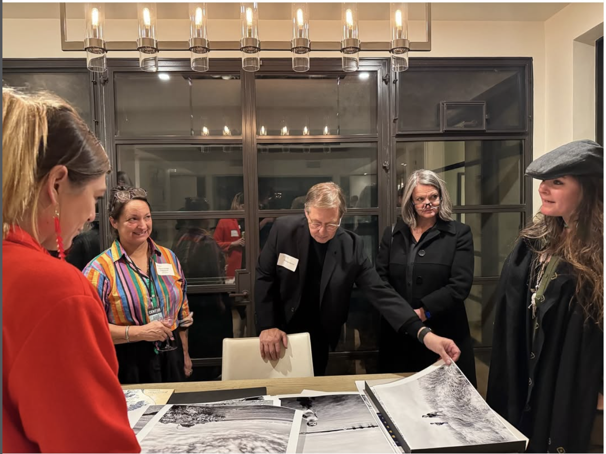 Thomas Werner Reviewing Photography Work.