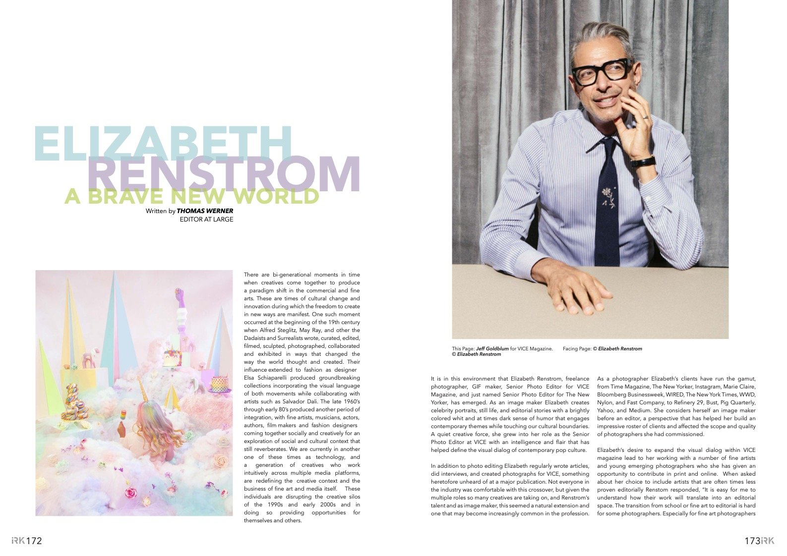 IRK Magazine, Elizabeth Renstrom A Brave New World.