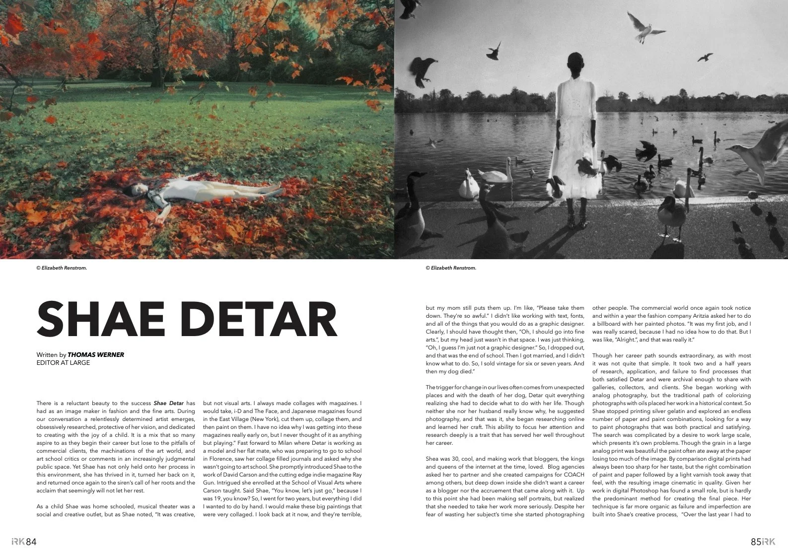 IRK Magazine, Shae Detar.