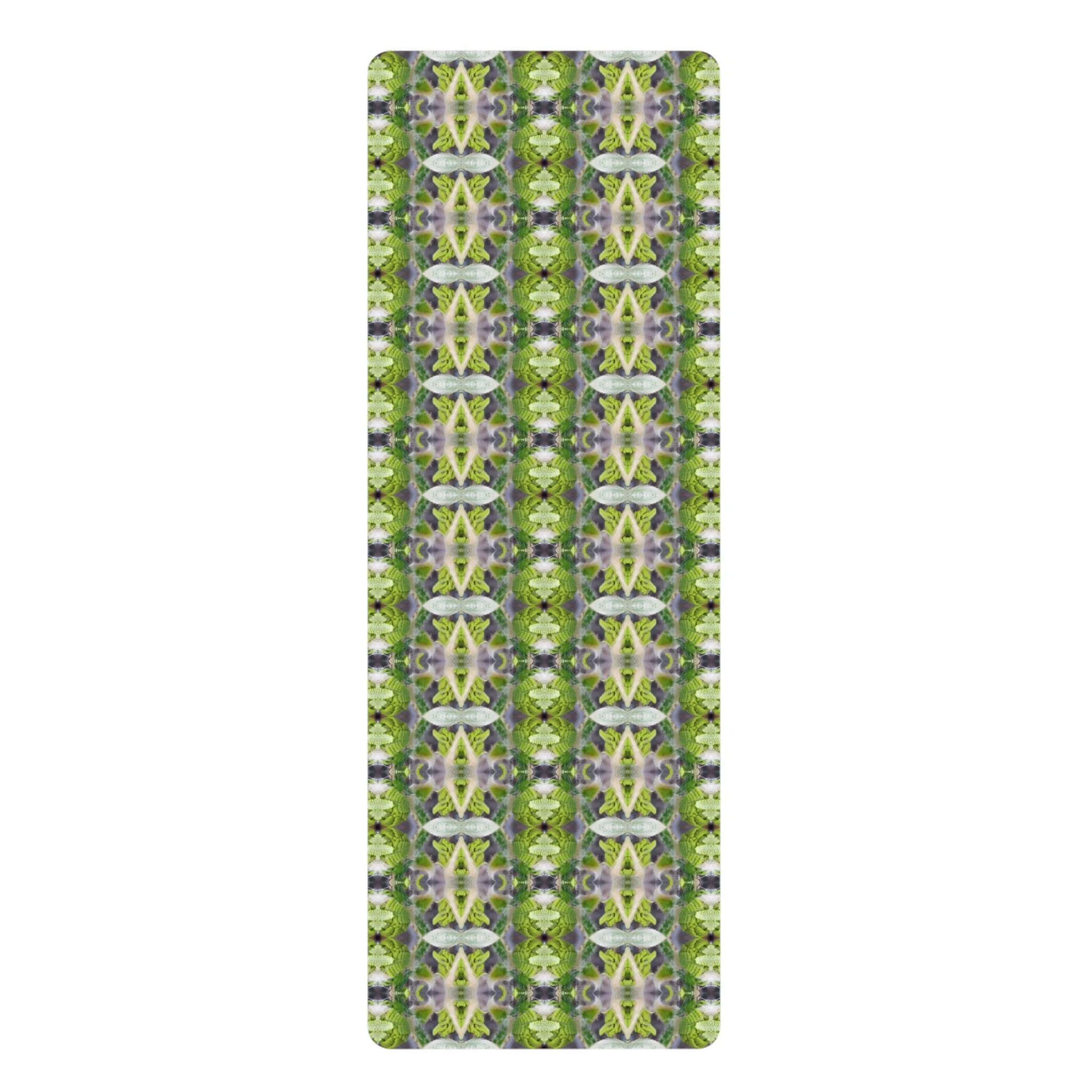 Ostrich Fern Fiddlehead Rubber Yoga Mat