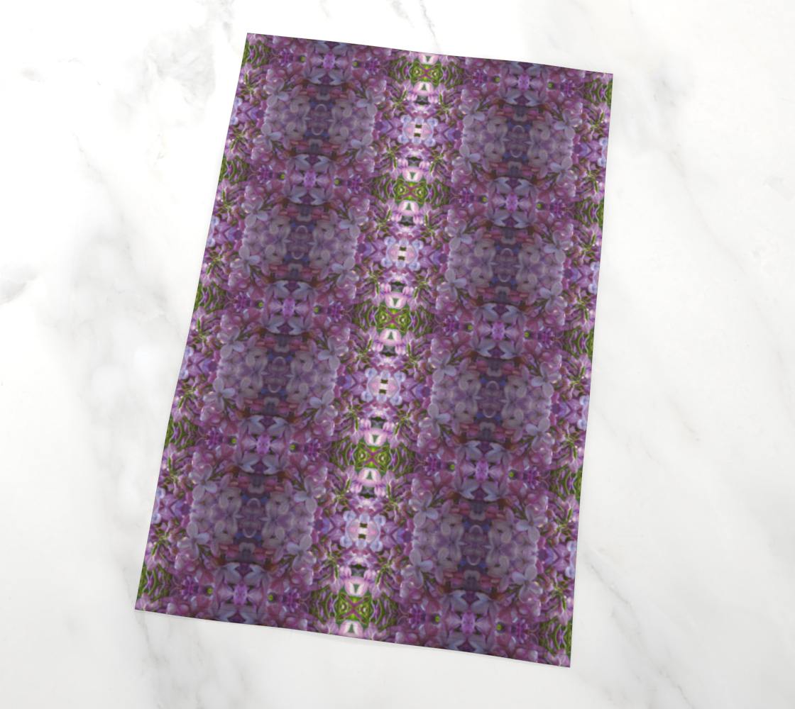 Symmagery Lilac Tea Towel
