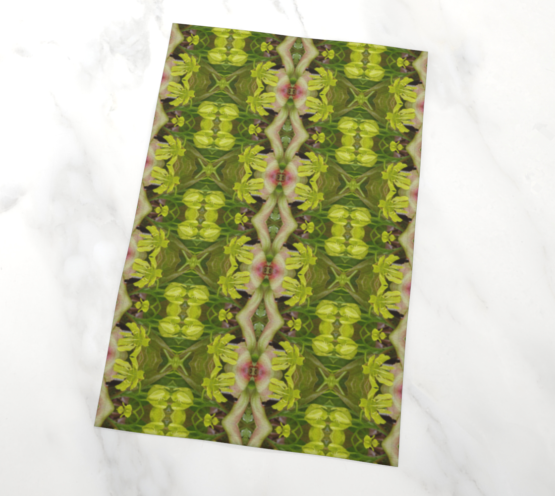 Symmagery Maple flower Tea Towel