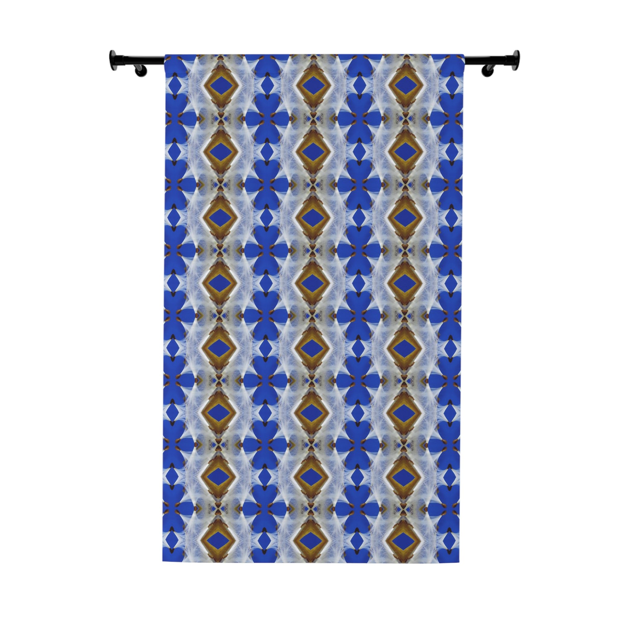 Symmagery Asclepias Blue Sky Pattern Window Curtains