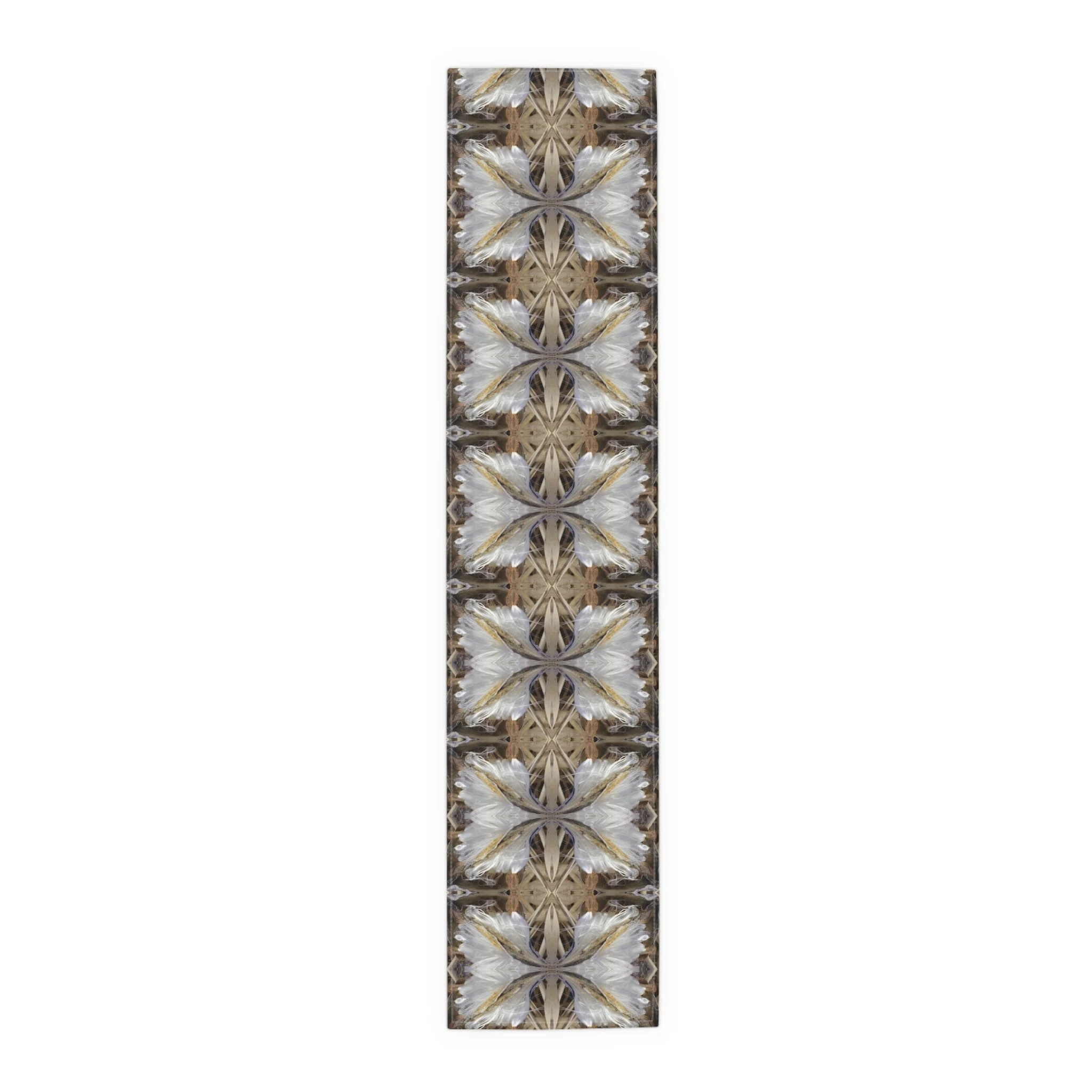 Symmagery Milkweed Seed Pod and Field Grass Table Runner