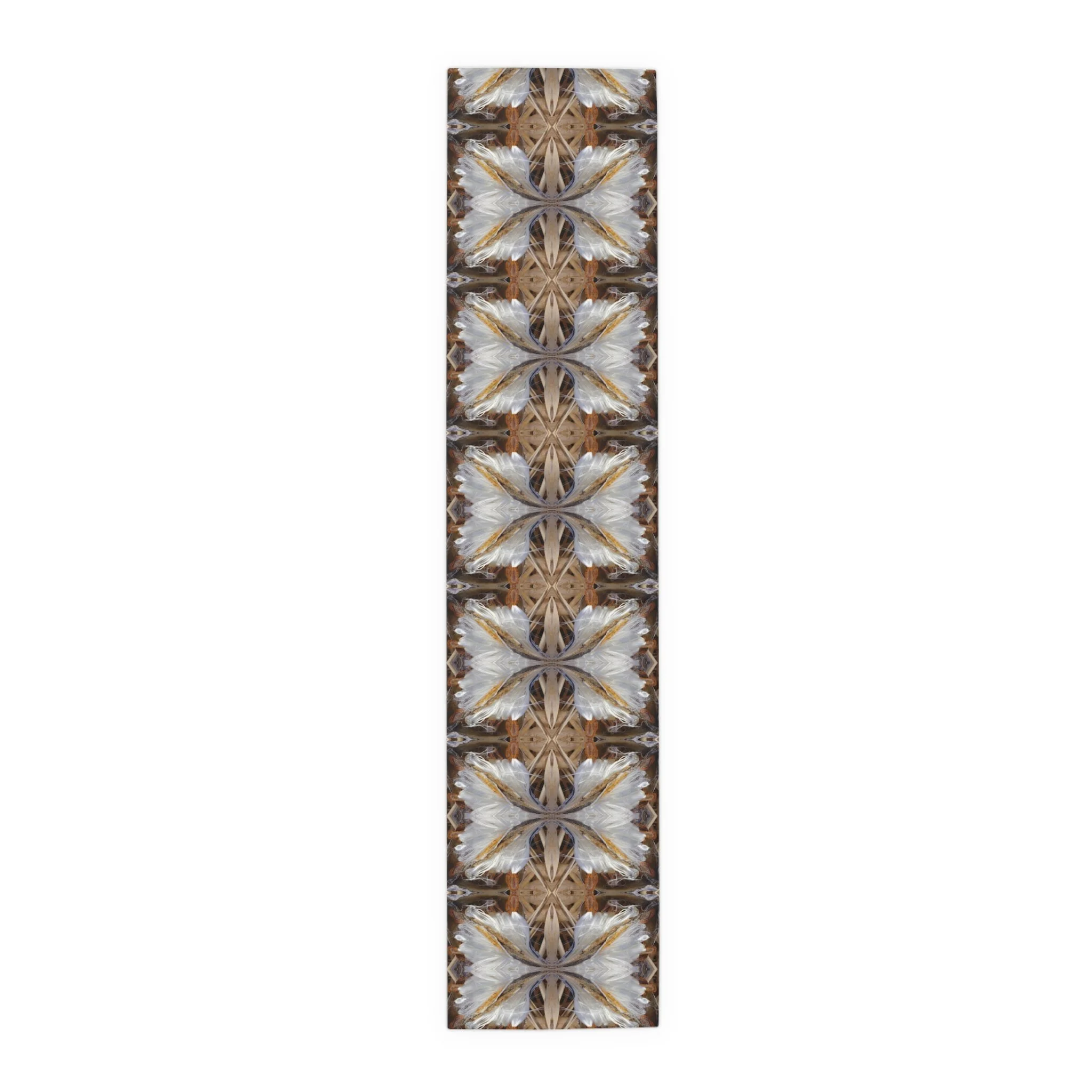 Symmagery Milkweed Seed Pod and Field Grass Table Runner