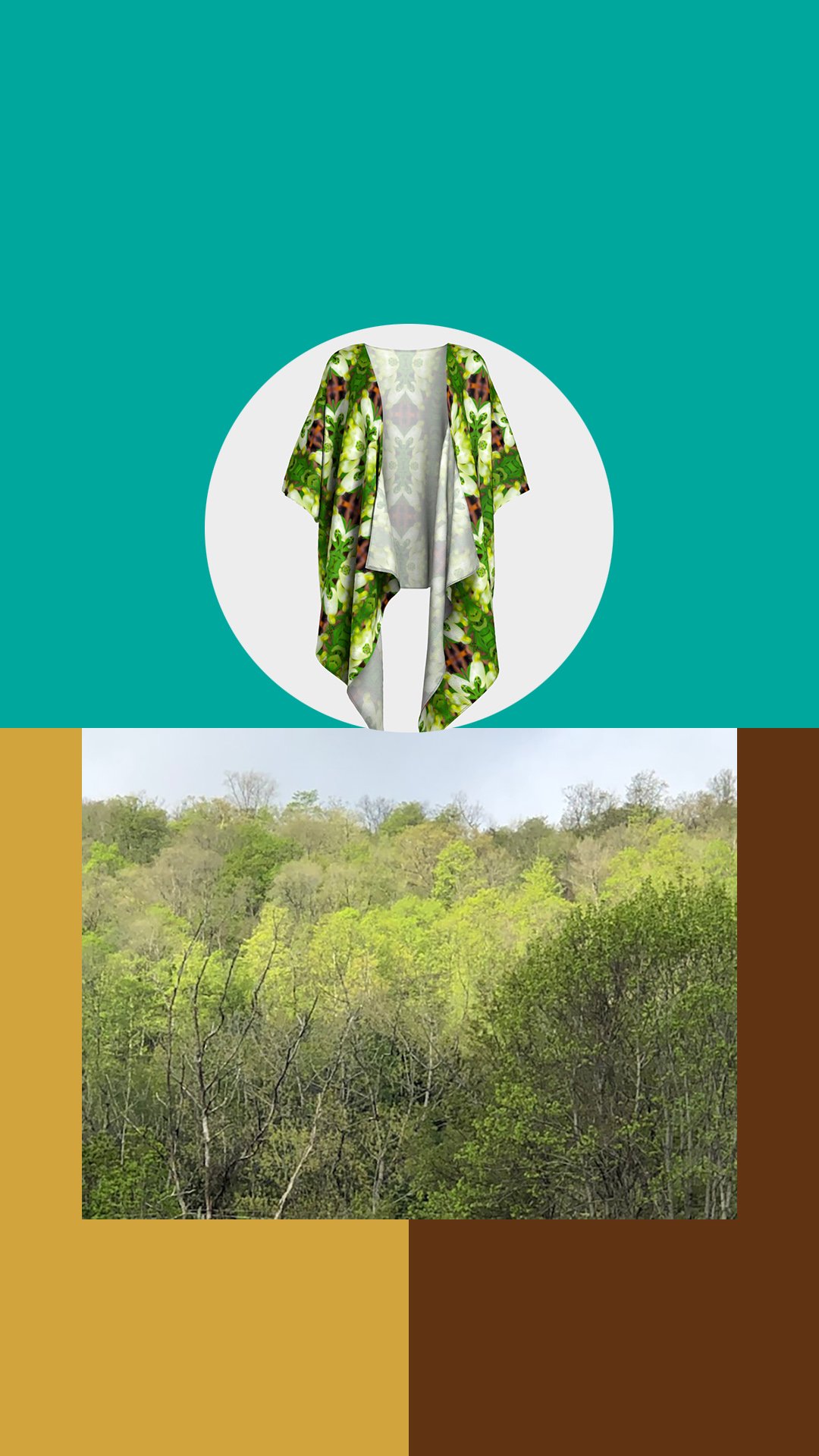 Symmagery Dutchman's Breeches Drape Kimono