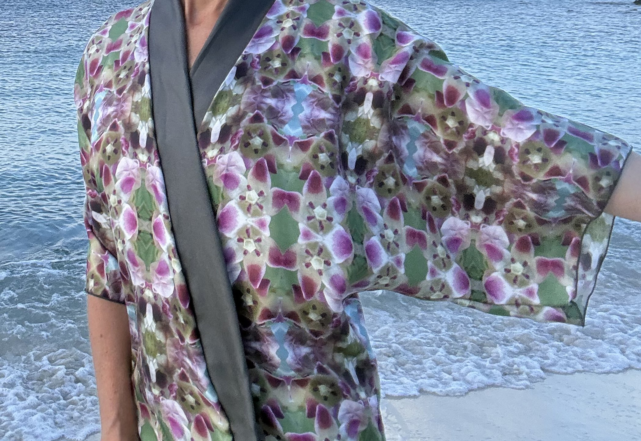 Symmagery Calotropis Milkweed Kimono Robe
