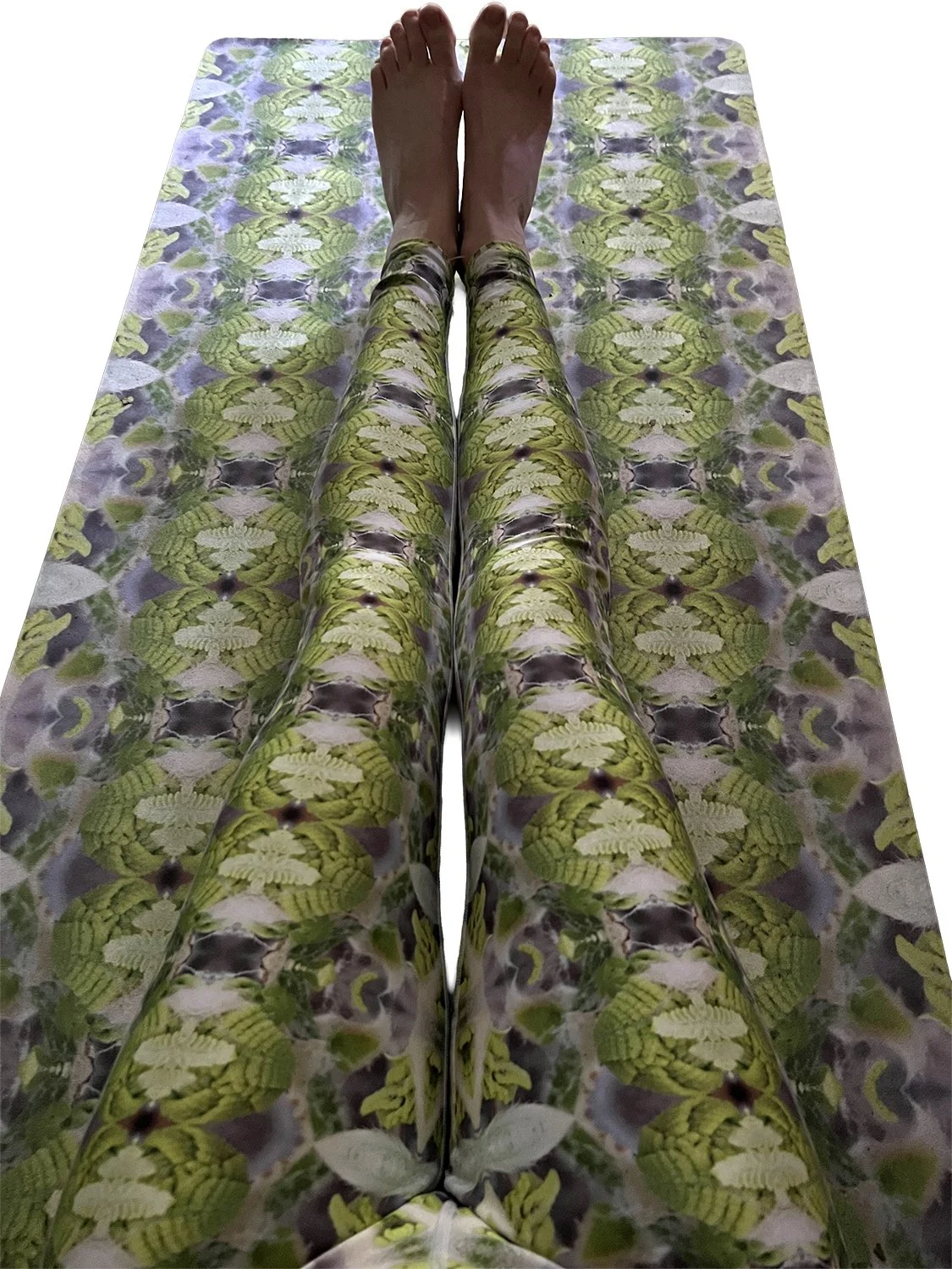 Ostrich Fern Fiddlehead Rubber Yoga Mat