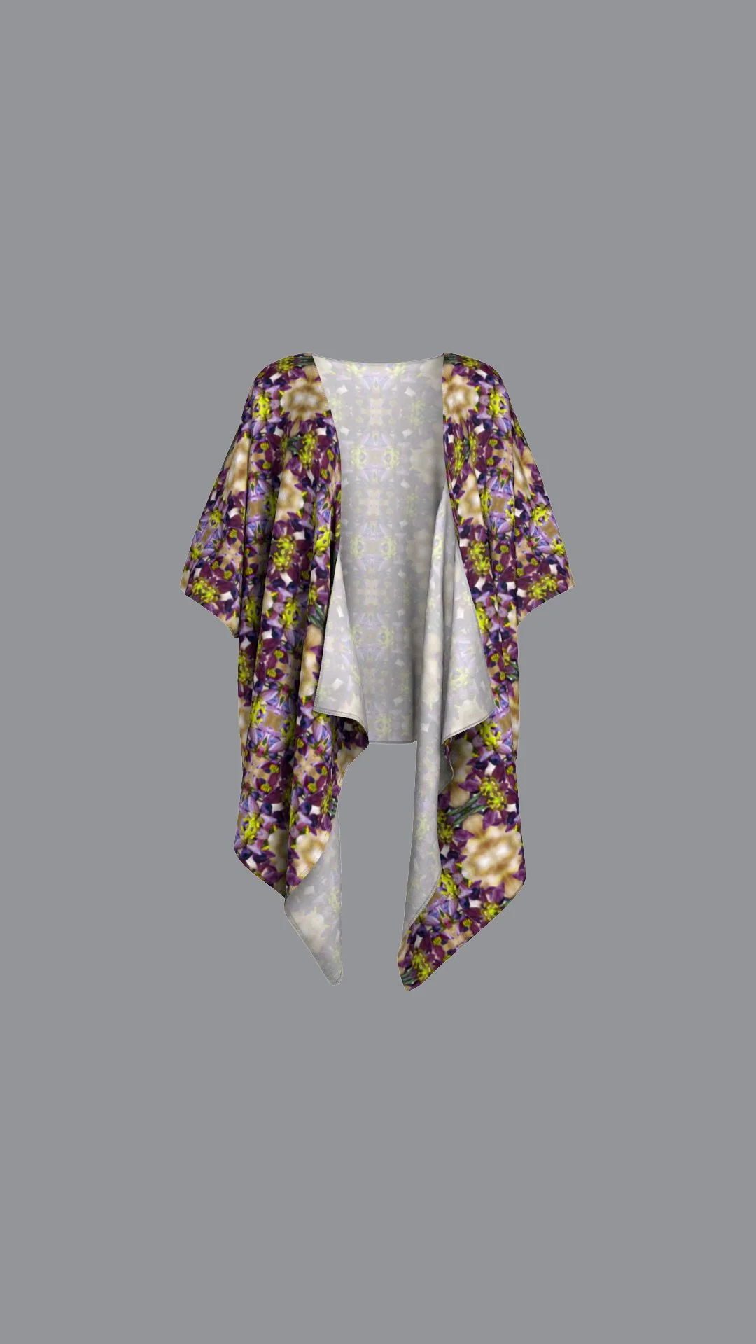 Symmagery Blue Cohosh Drape Kimono