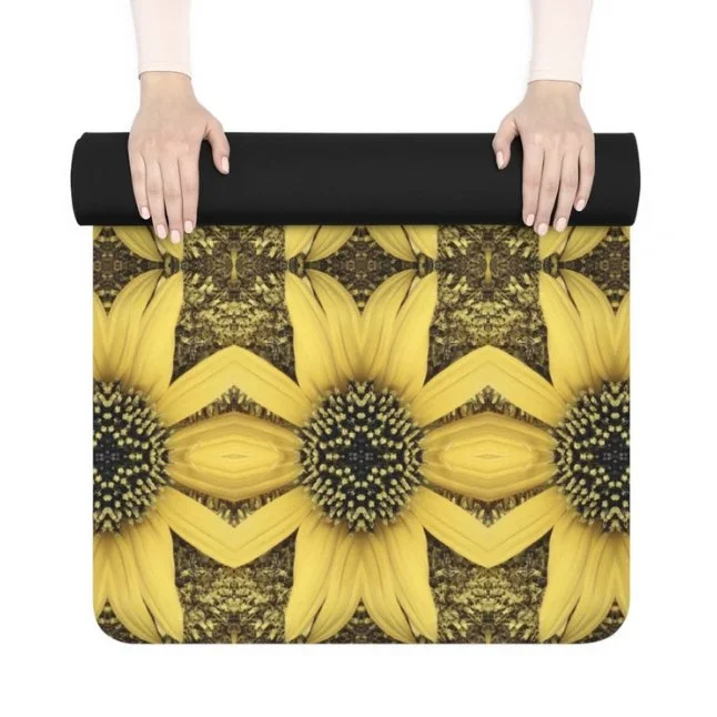 Symmagery Sunflower Rubber Yoga Mat