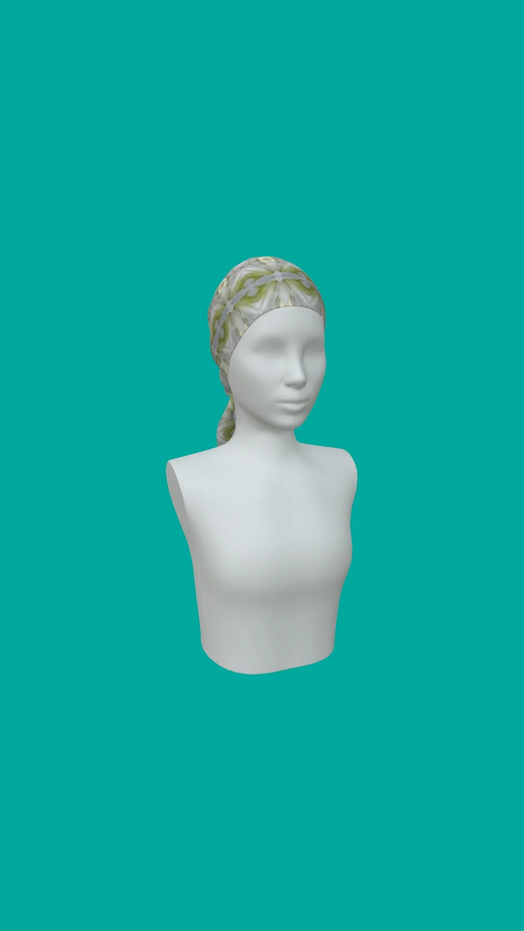 Symmagery White Azalea Scarf