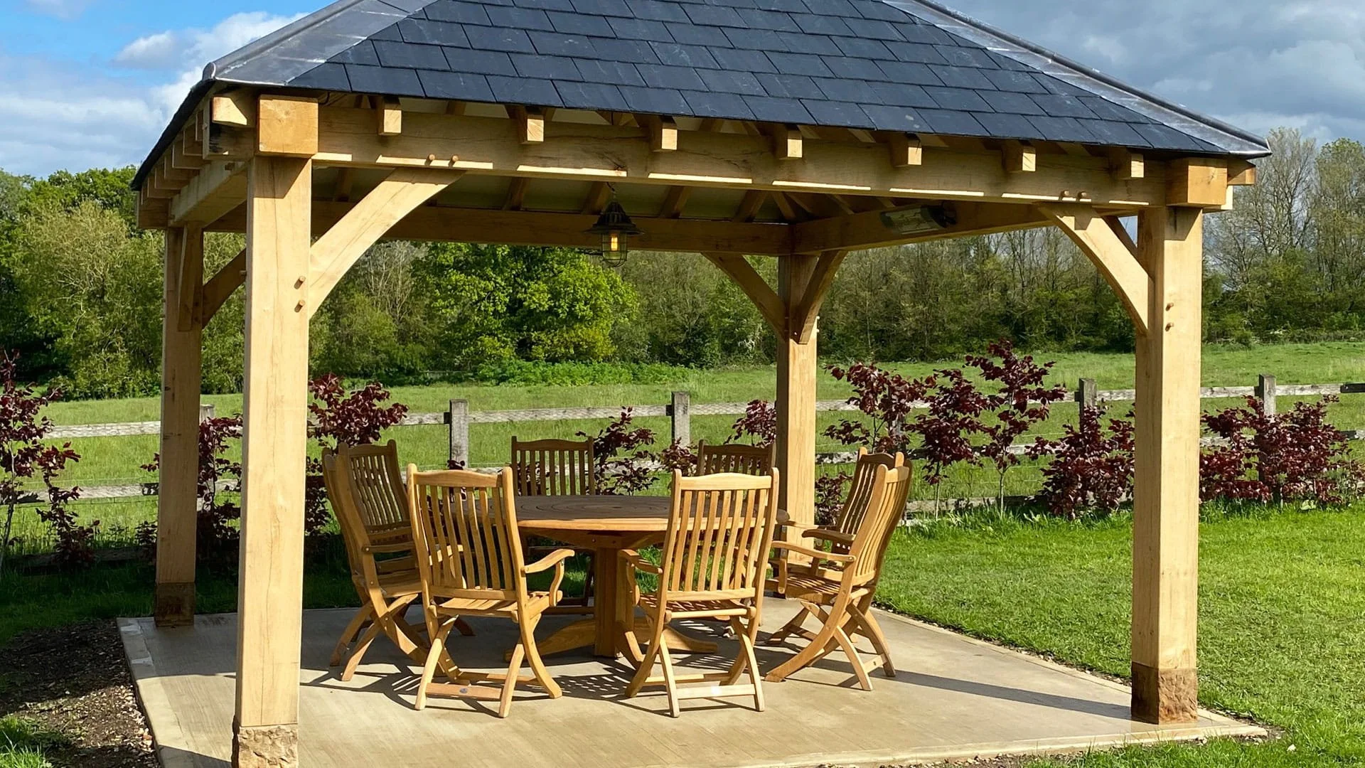 Oak Pergolas | Bespoke Oak Garden Structures — James Alexander Oak ...