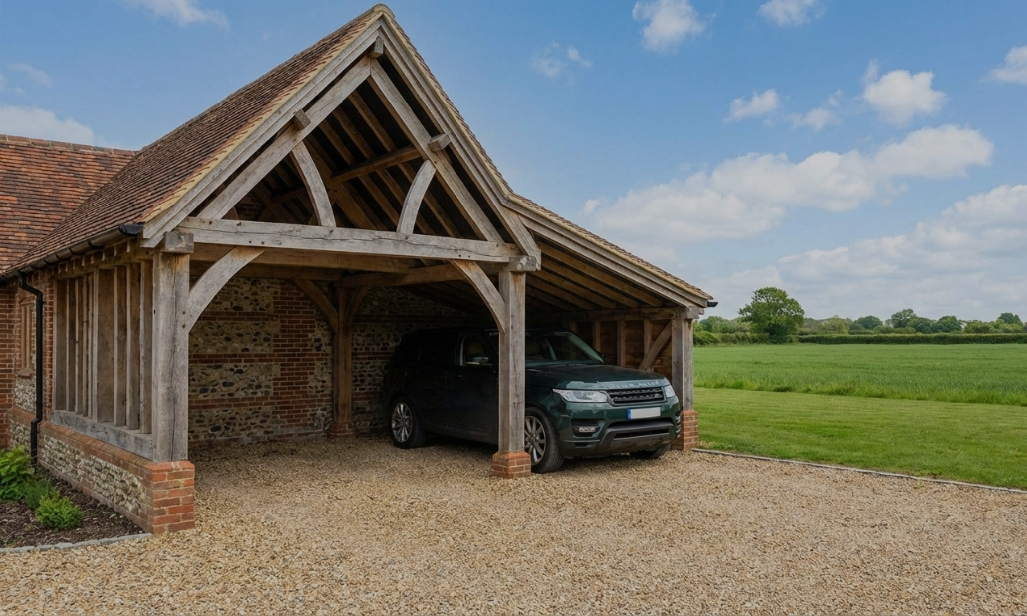 James Alexander Oak Building - Single Story Garage