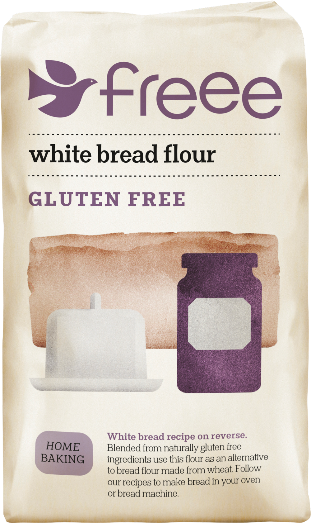 Doves Farm Freee White Bread Flour 1kg