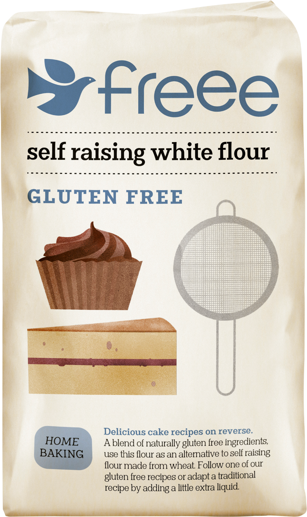 Doves Farm Freee Self Raising White Bread Flour 1kg