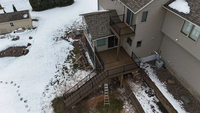 woodbury minnesota deck project in winter composite trex decking.jpeg