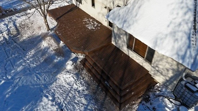 woodbury minnesota deck project in winter with stairs.jpeg