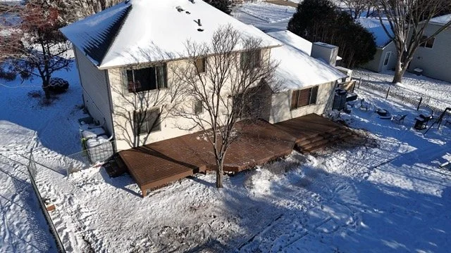 woodbury minnesota deck project in winter.jpeg