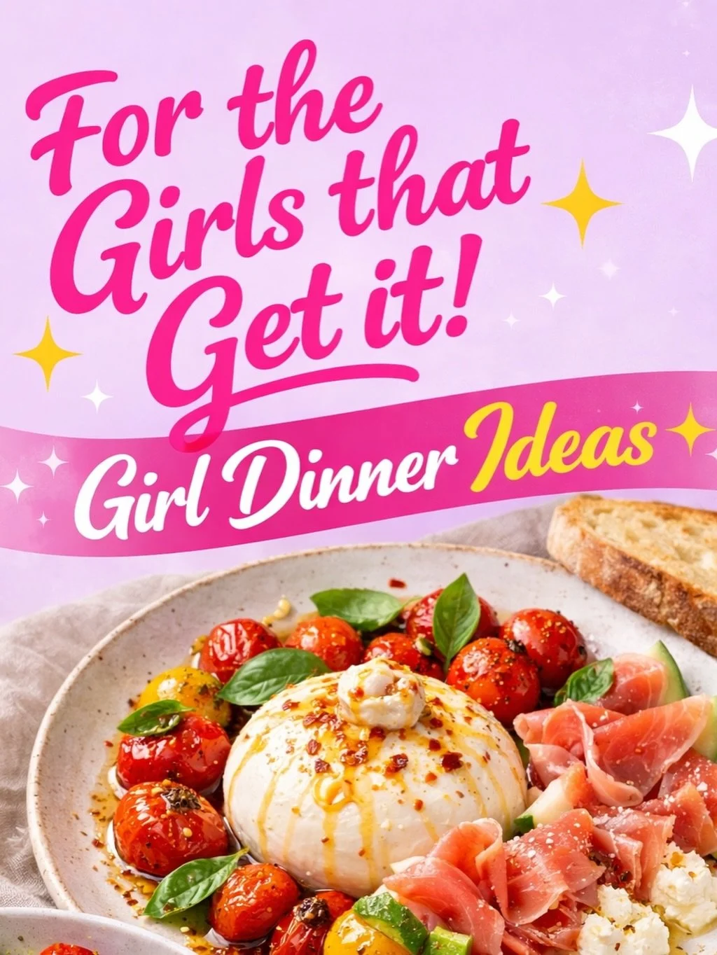 You don&rsquo;t need a three-course meal. 🙅&zwj;♀️

You need soft cheese, salt, and silence.

The Girl Dinner Series just dropped on the blog &mdash; for the nights when you want dinner to feel like an aesthetic ritual, not a responsibility.

This o