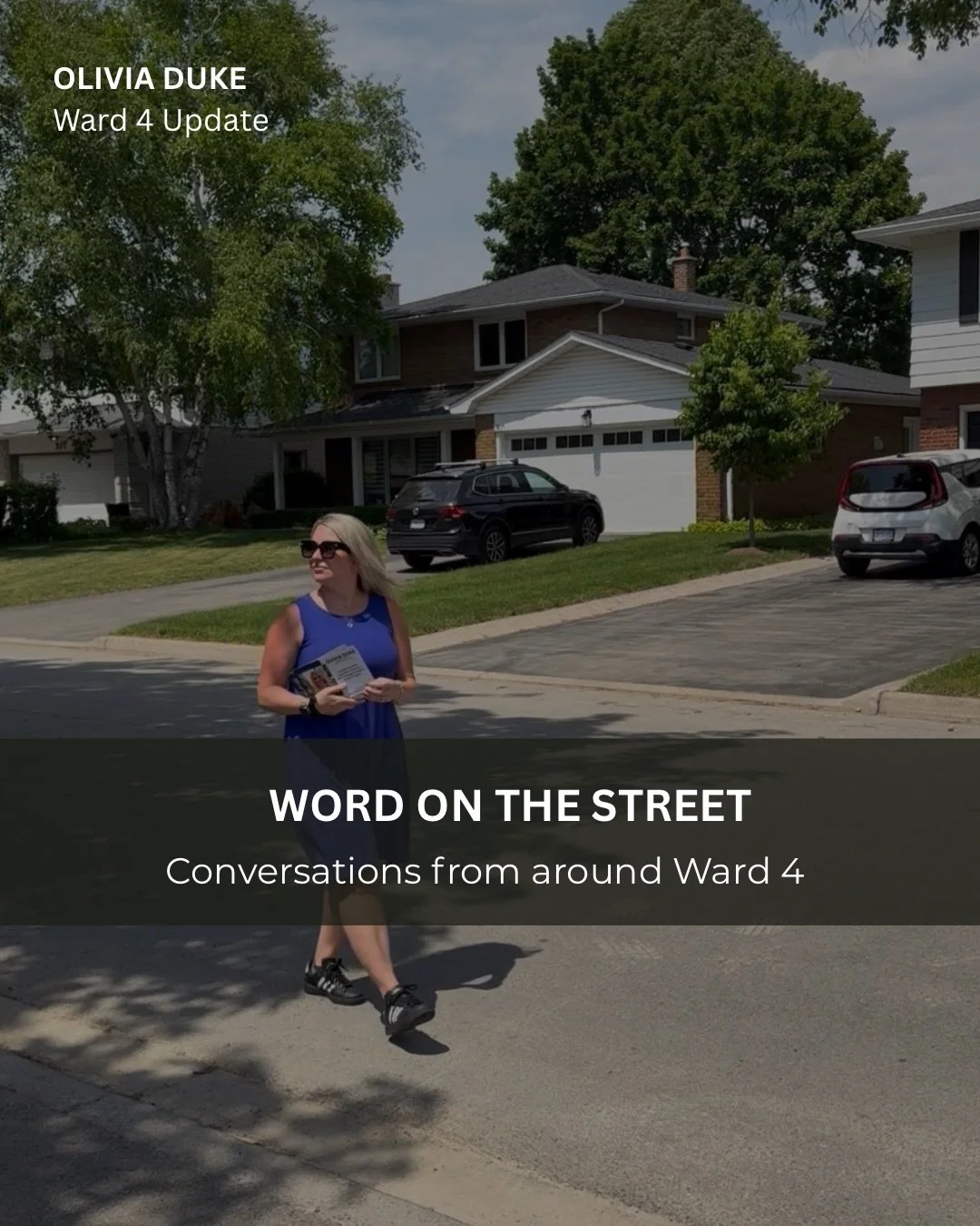 One of the best parts of knocking on doors is listening.

Every conversation is different, but this week a few common themes emerged across Ward 4: affordability, traffic congestion, infrastructure, and community safety.

While not everyone agrees on