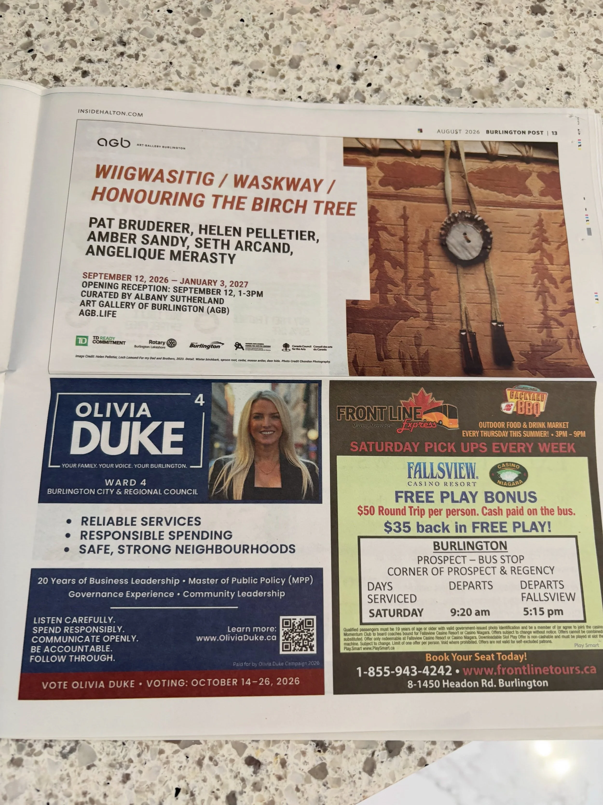 Pretty neat to see this in print. 💙

Our campaign is reaching more people across Ward 4, and I&rsquo;m grateful for every conversation, message and bit of support along the way.

There are just under two months until Election Day, and I&rsquo;ll be 
