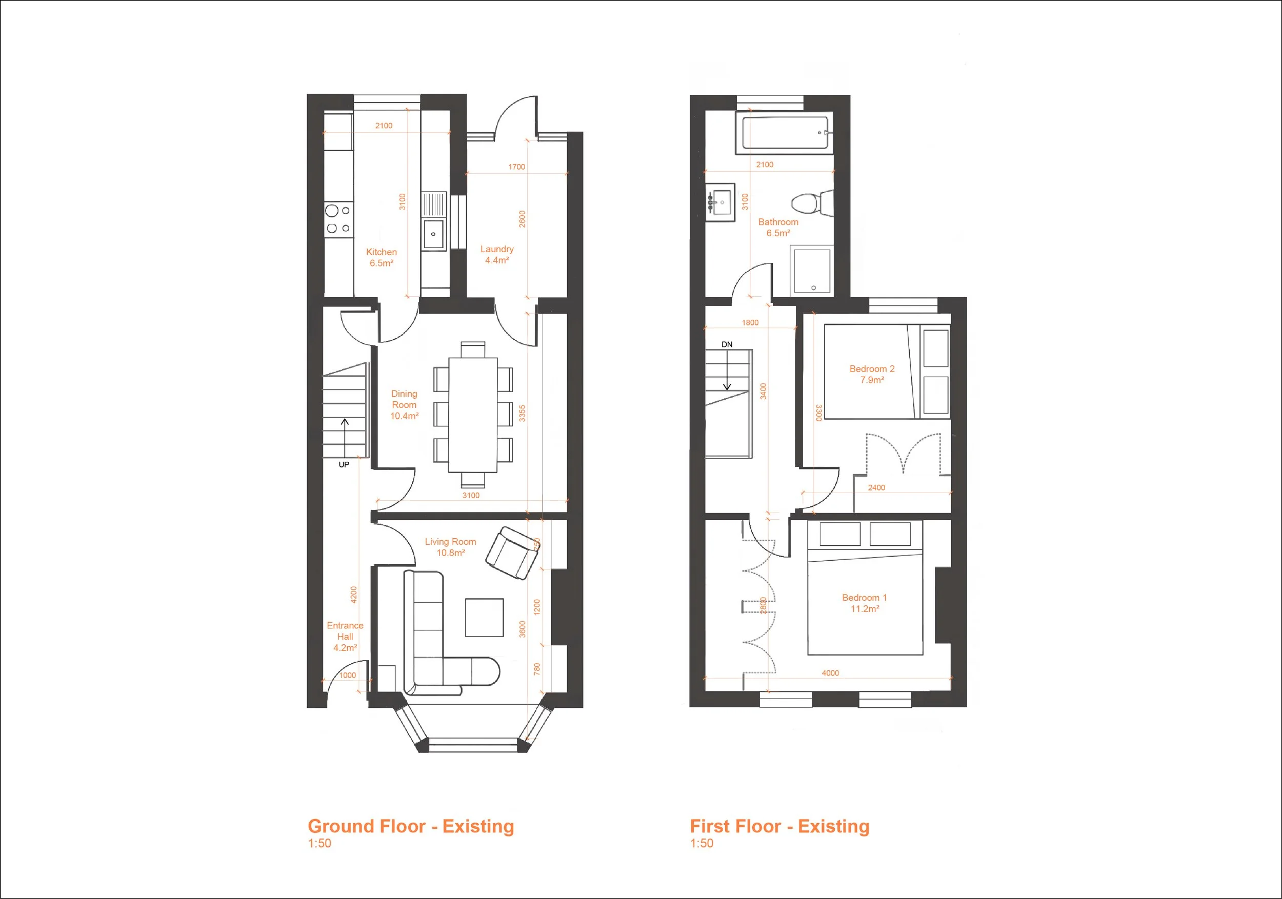 Floor Plans - Existing