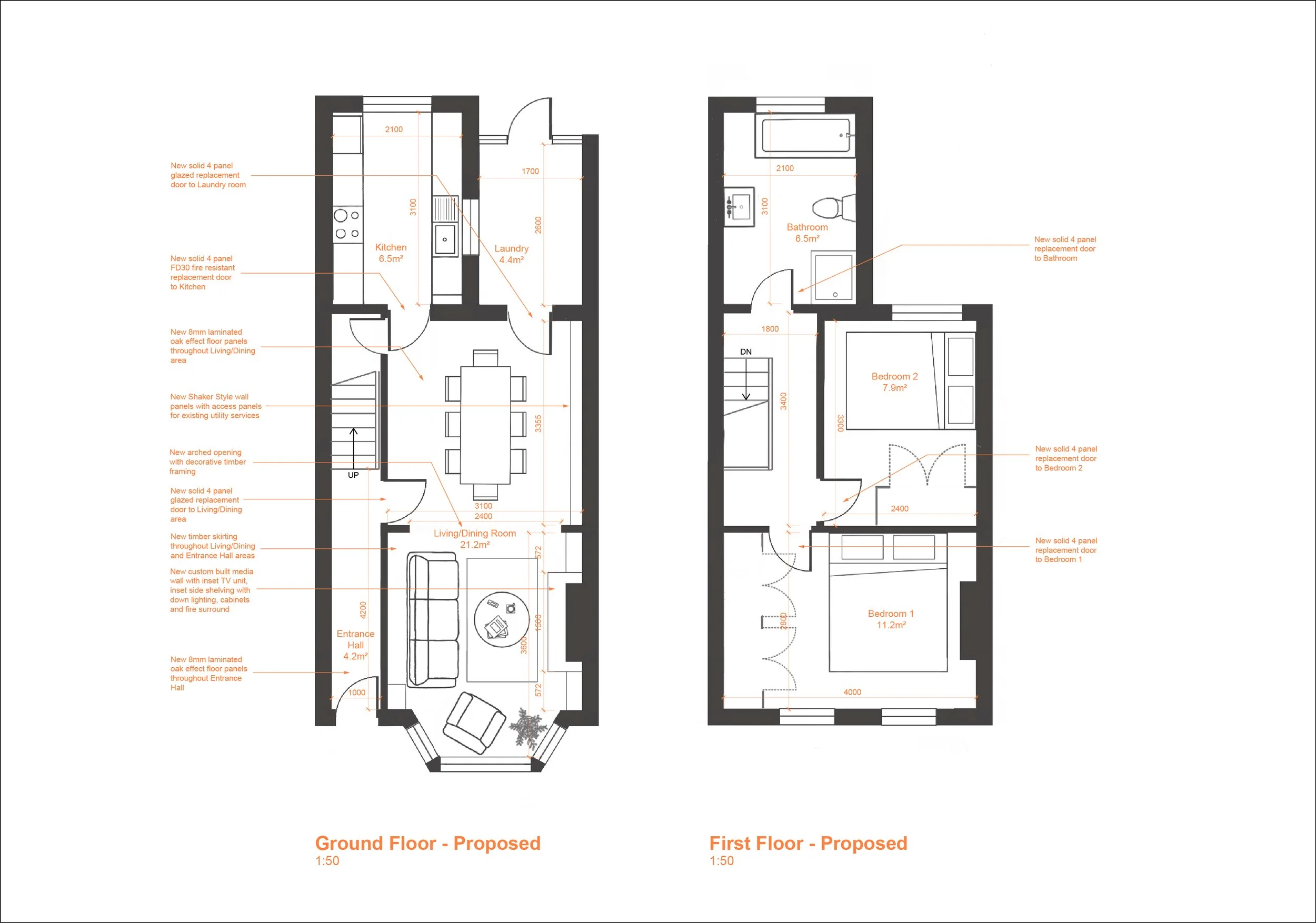 Floor Plans - Proposed