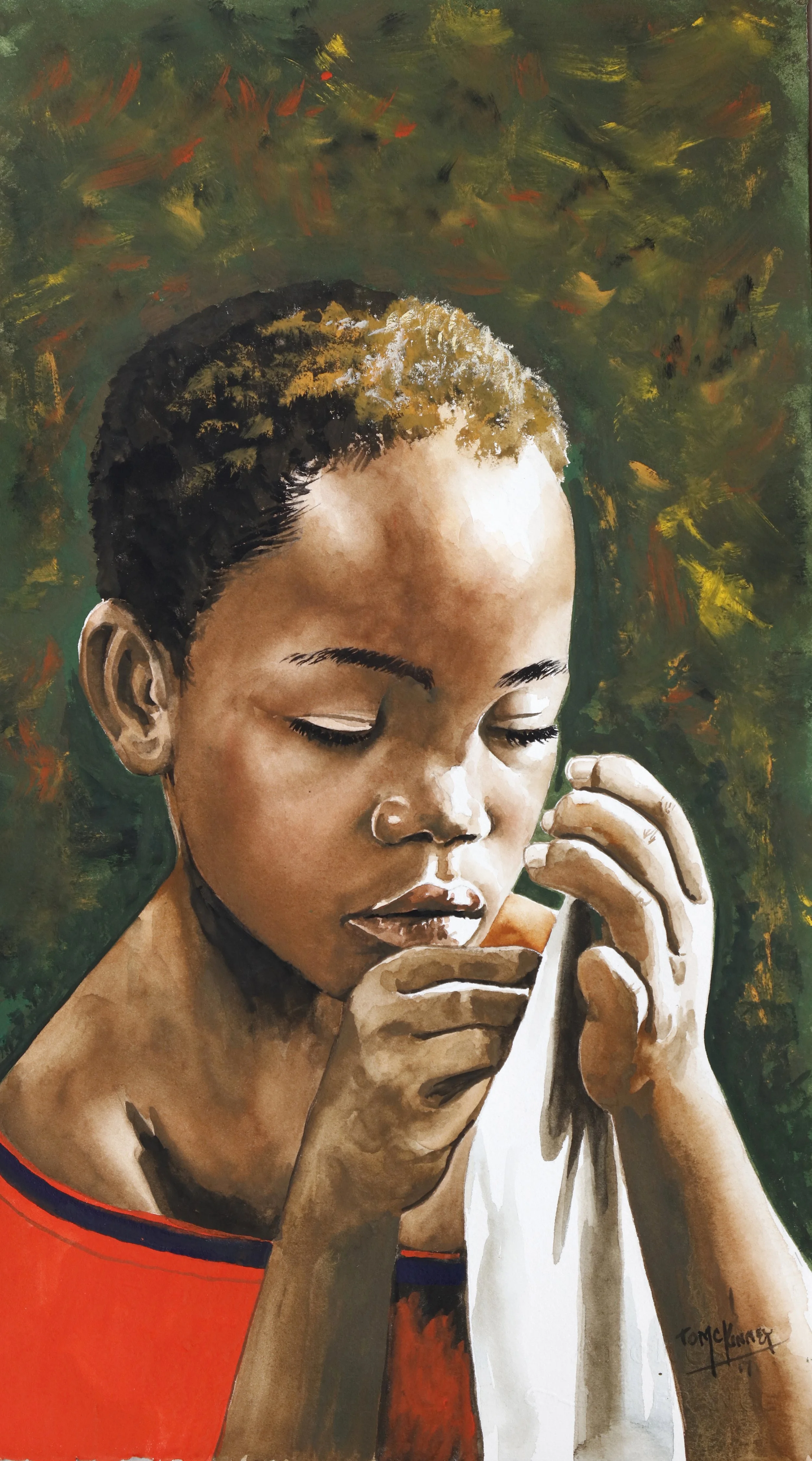 Young School Boy in Ghana