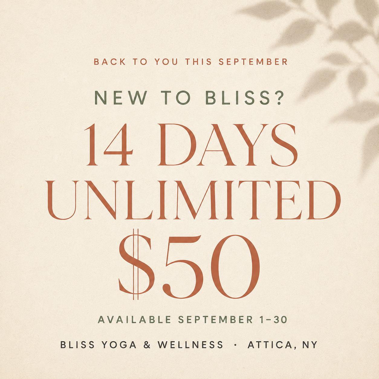 14 Days Weeks Unlimited