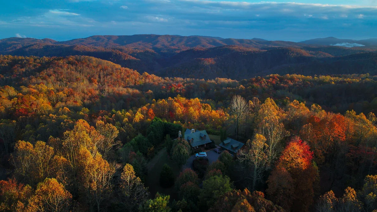 Overhead view of "The Escape" Rental