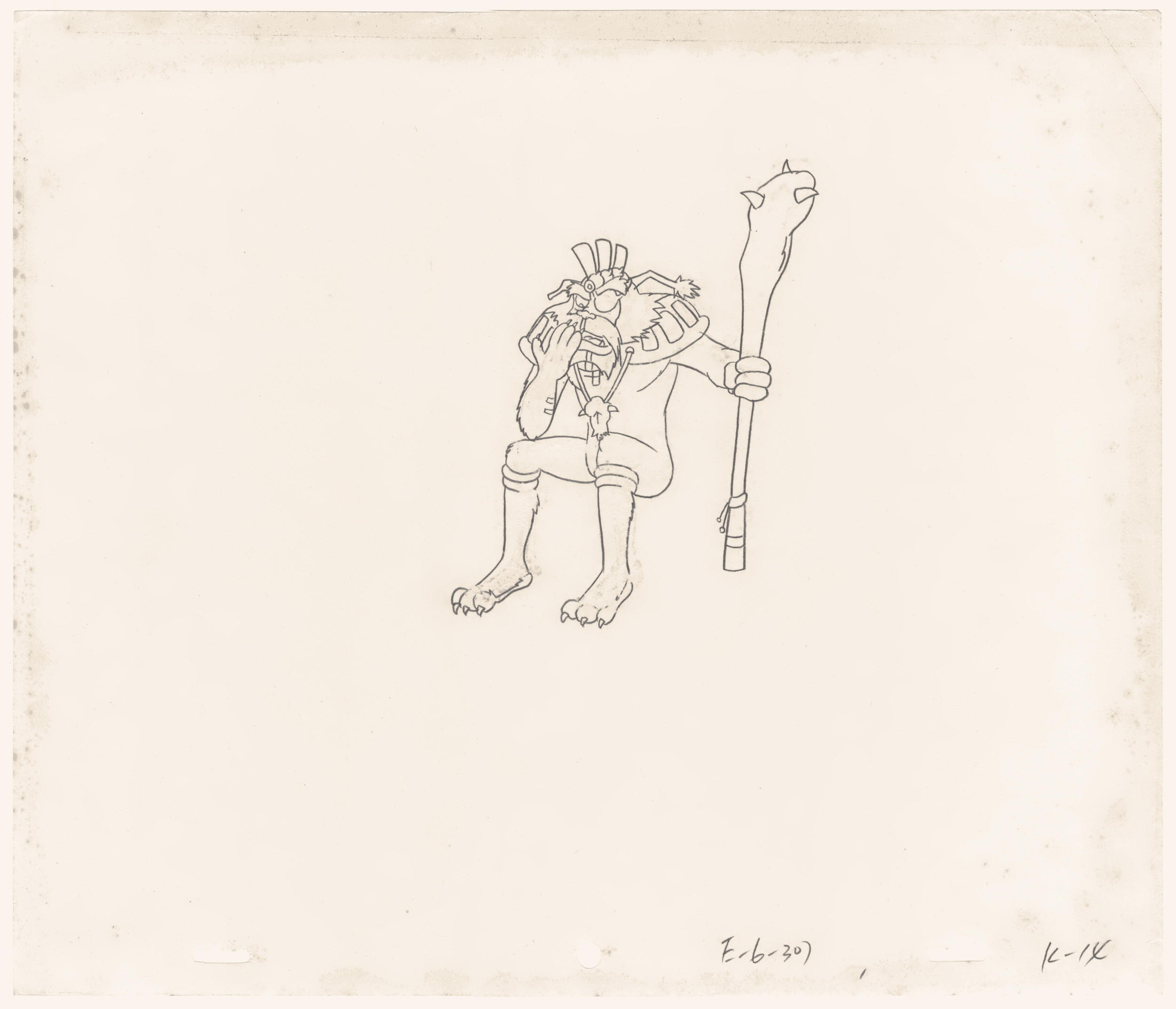 King Gorneesh Production Drawing