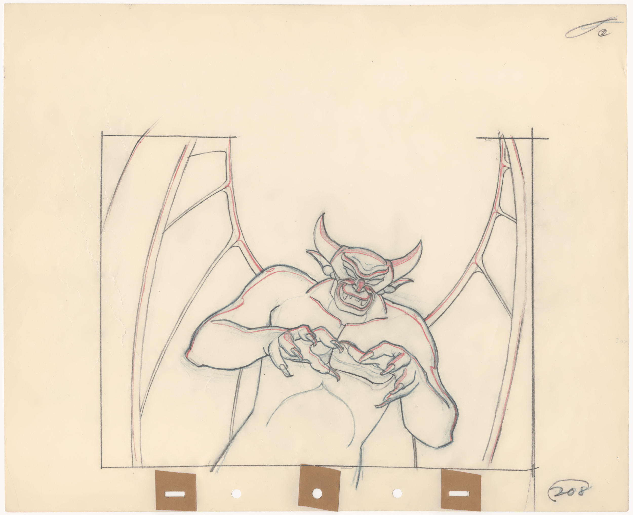 Chernabog Production Drawing (208)
