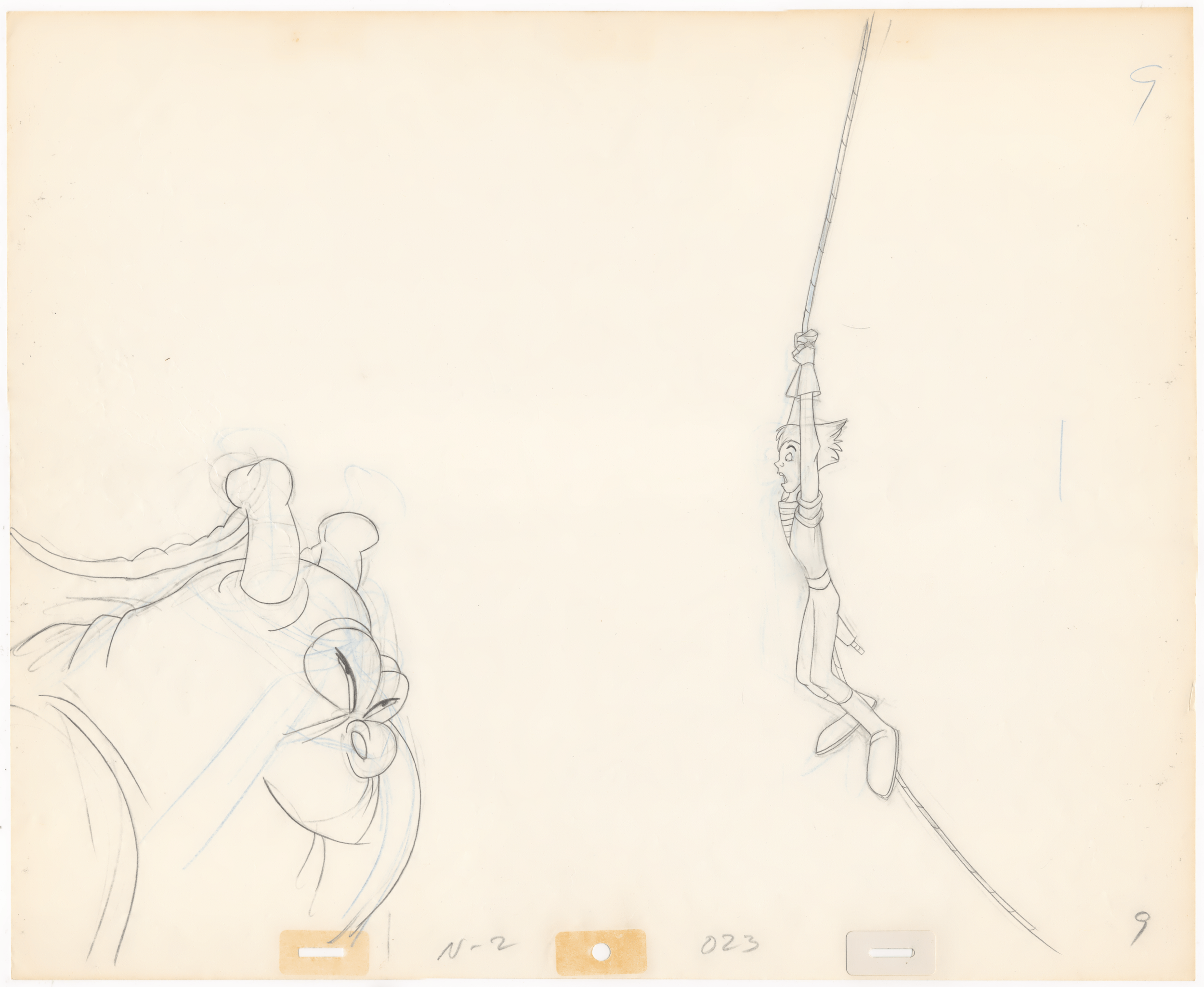 Dexter and Shag Production Drawing (N-2 9)