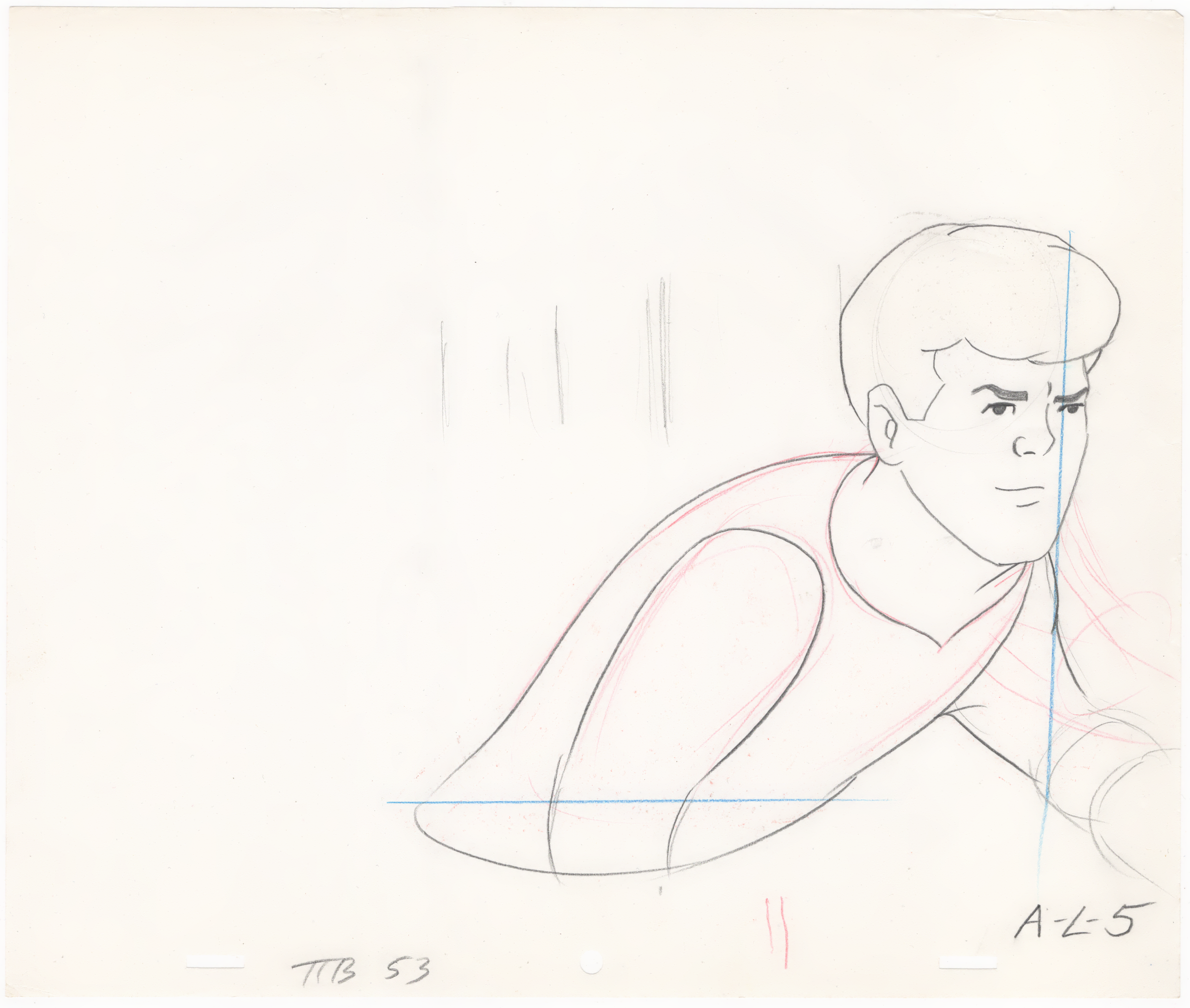Aqualad Production Drawing (AL-5)